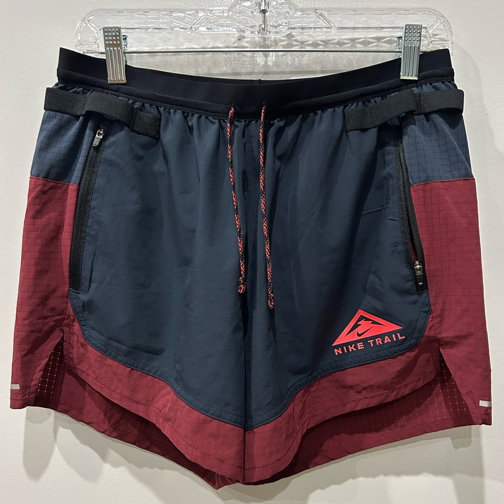 Nike Men's Athletic Shorts - Black and Red